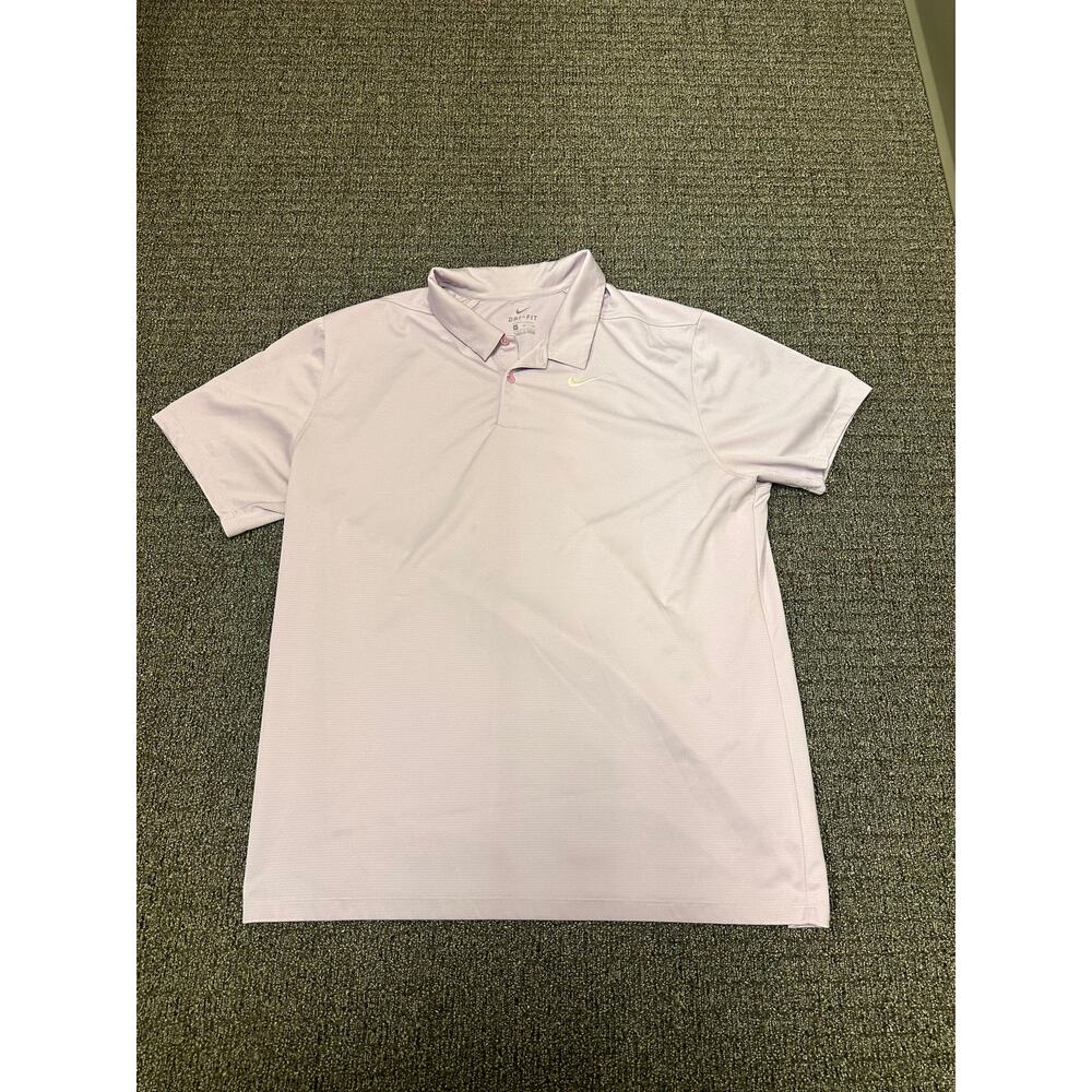 Nike Men’s Dri Fit‎ Purple Polo Size XL Moisture Wicking See Details